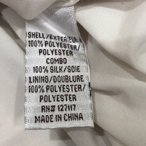 Badgley Mischka Twirling Butterfly Maxi Gown Formal Dress Size 12 Cream - Picture 6 of 11